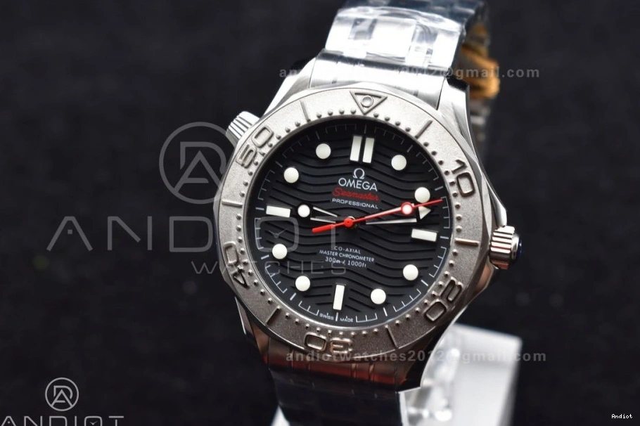 SS Diver Black VSF A8800 Seamaster On Black Dial 1:1 Bracelet Best 300M Ceramic Edition 0419